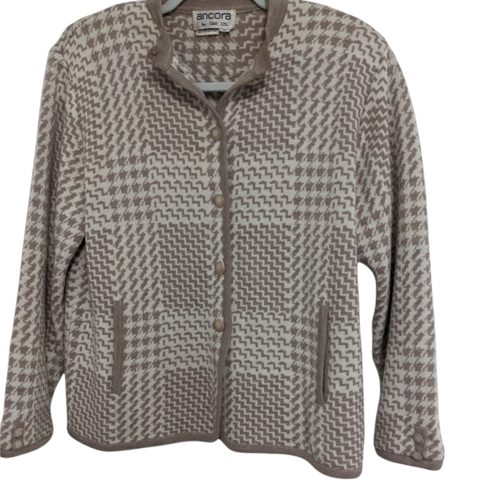 Ancora by ciao Size 10 wool blend sweater suit Skirt